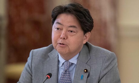 Yoshimasa Hayashi, Japan’s foreign minister, in Washington