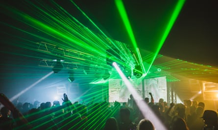 Lasers at Field Manoeuvres Festival
