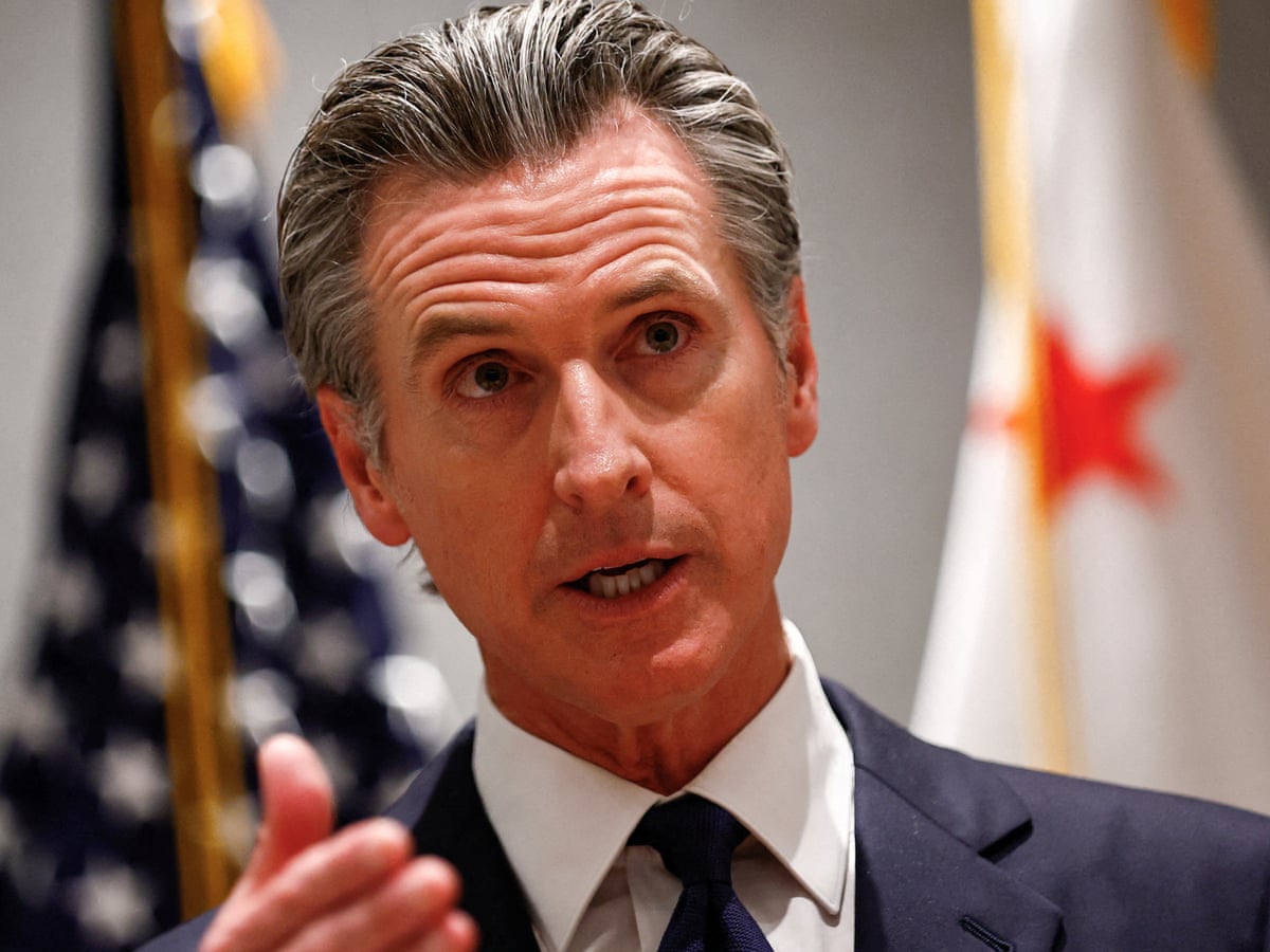 Newsom condemned for 'throwing trans people under bus' after sports comment | Gavin Newsom | The Guardian