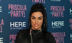 Katie Price on the red carpet attending an event