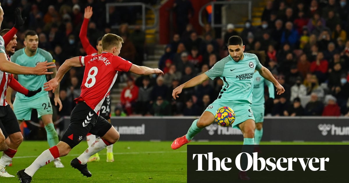 Brighton snatch point at Southampton thanks to Neal Maupay’s last-gasp goal