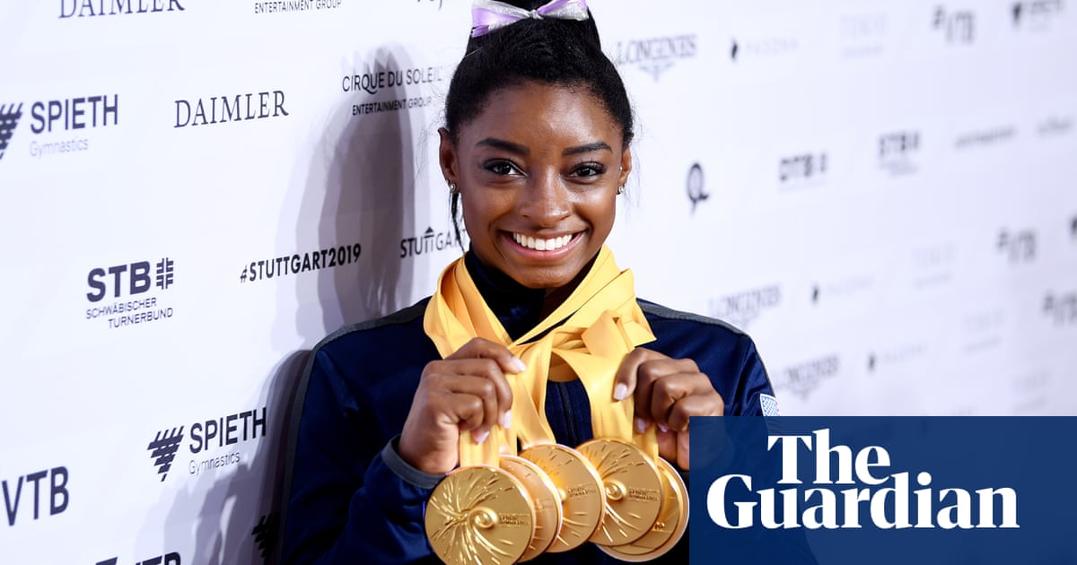 The unstoppable Simone Biles shows again her only competition is herself