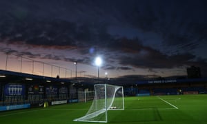 A general view of the interior of Kingsmeadow before the UEFA Women's Champions League match between Chelsea and Wolfsburg.