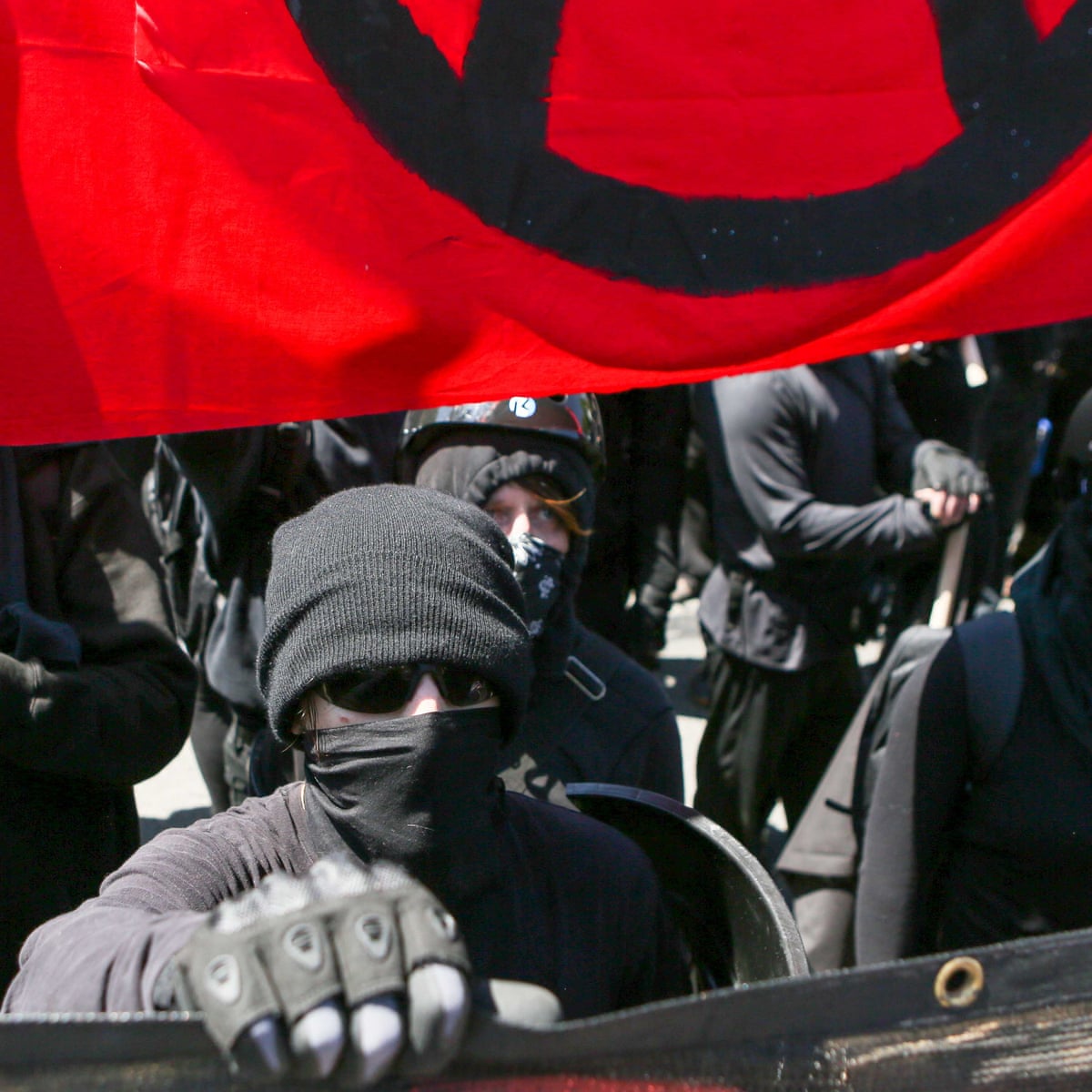 Step Aside Antifa You Undermine The Trump Resistance Us News The Guardian
