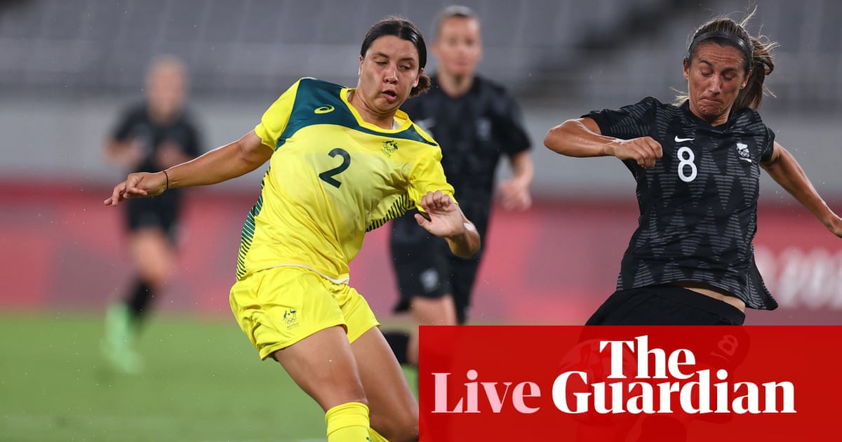 Australia Open Tokyo Olympics Campaign With 2 1 Win Over New Zealand Sport The Guardian Australia Open Tokyo Olympics Campaign With 2 1 Win Over New Zealand Sport The Guardian