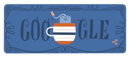 Today’s Google doodle celebrates tea.