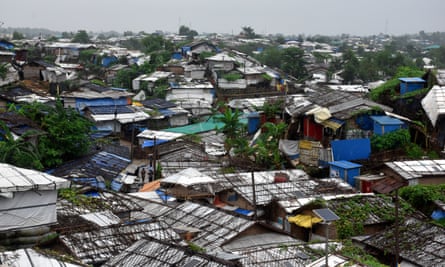 Camps occupied by Rohingya refugees in Cox’s Bazar Bangladesh from where many are driven to flee from dire living conditions.