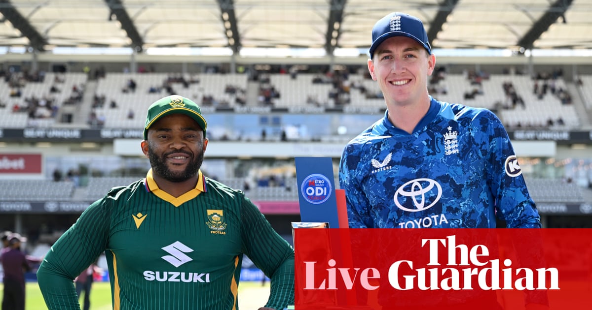 England v South Africa: first men's one-day international live