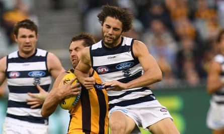Geelong Subject Hawthorn To Second Straight Afl Drubbing Afl The Guardian
