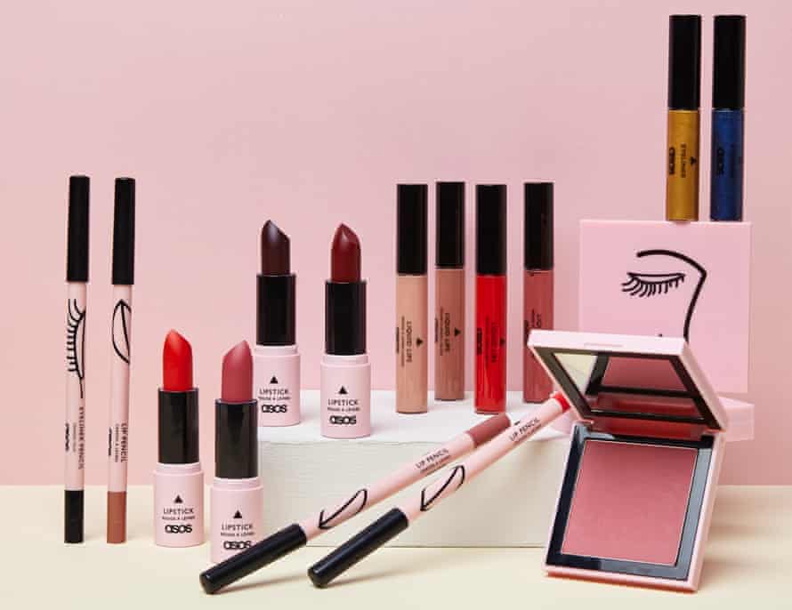 High street beauty: Asos launches its own range of make-up.