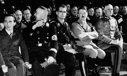 Rudolf Hess (centre), Berlin, 1939.