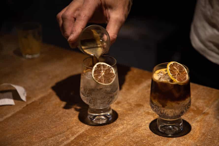 Dieter Steinbusch makes a signature espresso tonic