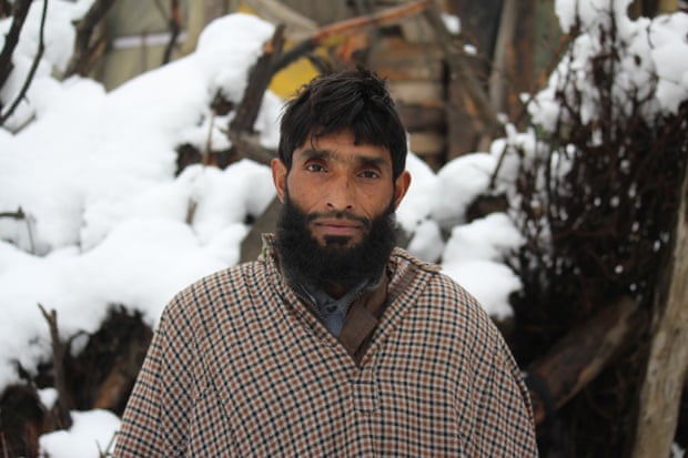 Qasim Doi, a resident of Mamal Wuder in south Kashmir, who received an eviction notice.