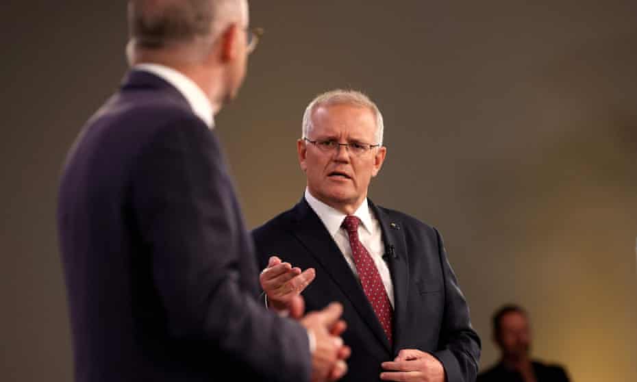 Scott Morrison and Anthony Albanese