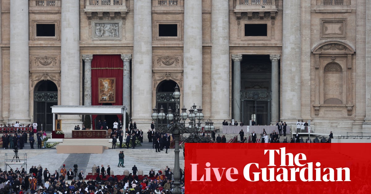Pope Francis funeral: world leaders to join thousands of mourners for ceremony latest updates