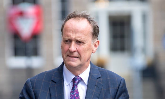 Keith Anderson, CEO of ScottishPower, arriving at Bute House in Edinburgh yesterday for a meeting chaired by Nicola Sturgeon.