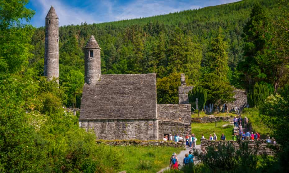 Glendalough medieval monastic settlement, on the Wicklow Way.