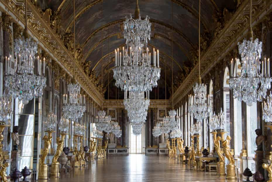 The Hall of Mirrors in the Palace of Versailles