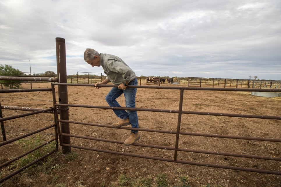 John Knight at work. Photograph: Kelly Barnes/The Guardian
