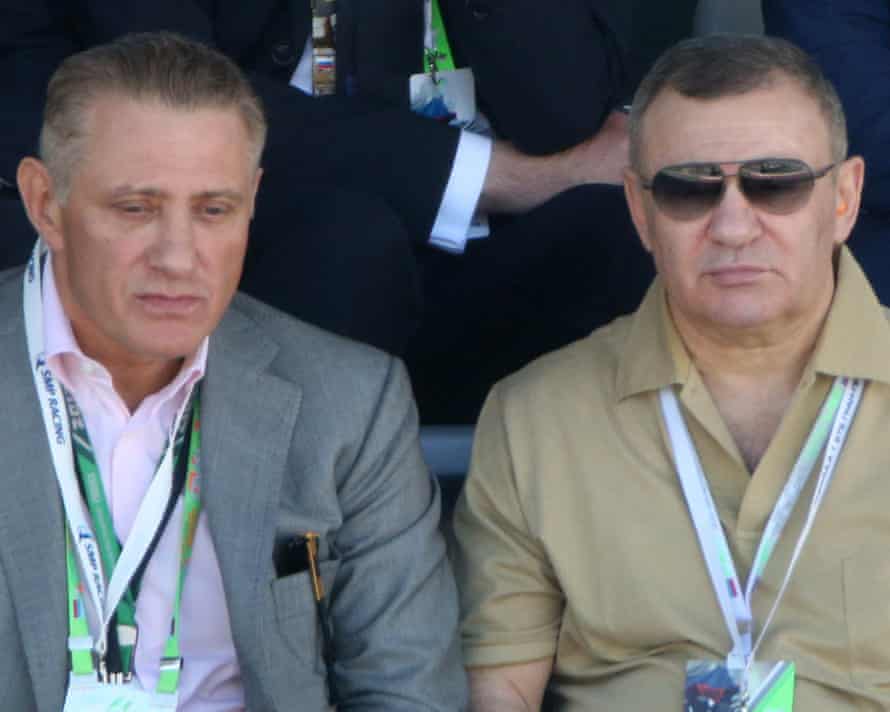 Arkady Rotenberg, right, and Boris Rotenberg.
