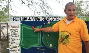 Tour guide and former fisherman Francisco Reyes Mera.