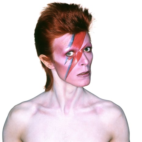 The print is from a colour transparency image that became one of the world’s most recognisable album covers. Photograph: Duffy Archive &amp; The David Bowie Archive 