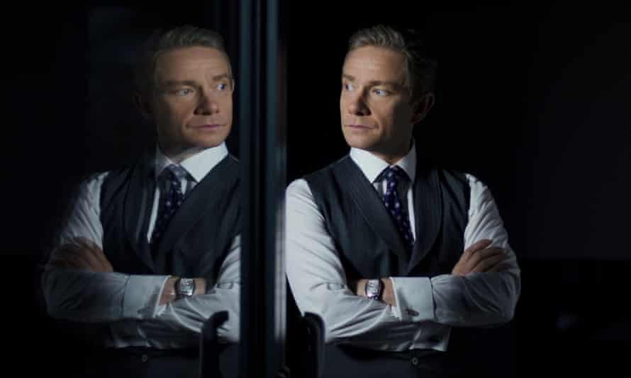 Plagued by a poltergeist … Martin Freeman.