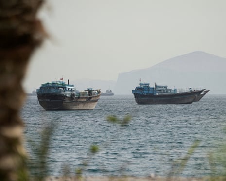 Ships in the strait