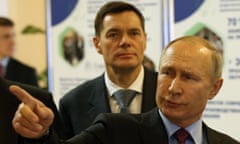 Alexei Mordashov pictured with Vladimir Putin in 2020.
