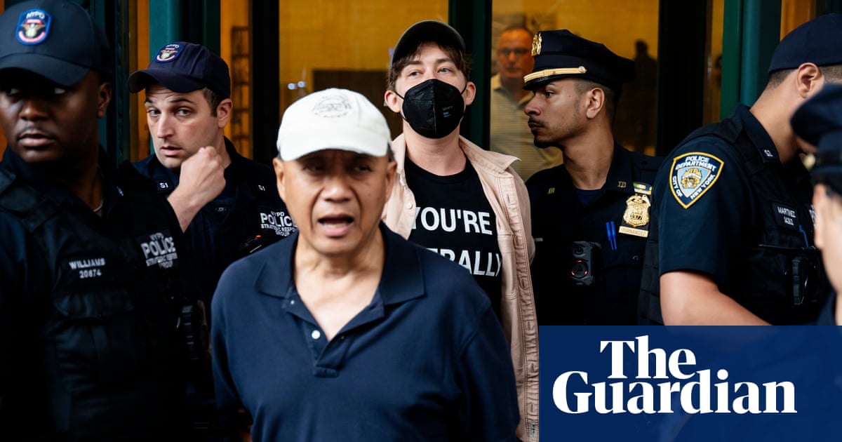 Six arrested at protest of Palantir, tech company building deportation software for Trump admin