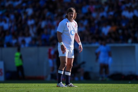 Benhard Janse van Rensburg during England’s non-cap international against France on Friday.