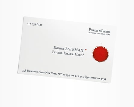 Patrick Bateman’s business card.