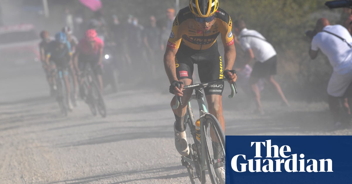 Wout van Aert storms to victory at Strade Bianche as elite cycling returns