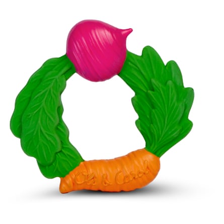 Oli and Caro Veggie Teething Ring