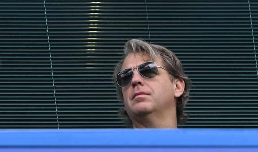 Todd Boehly at Stamford Bridge last season.