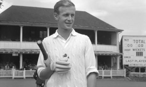 A young Underwood with a bat under his arm