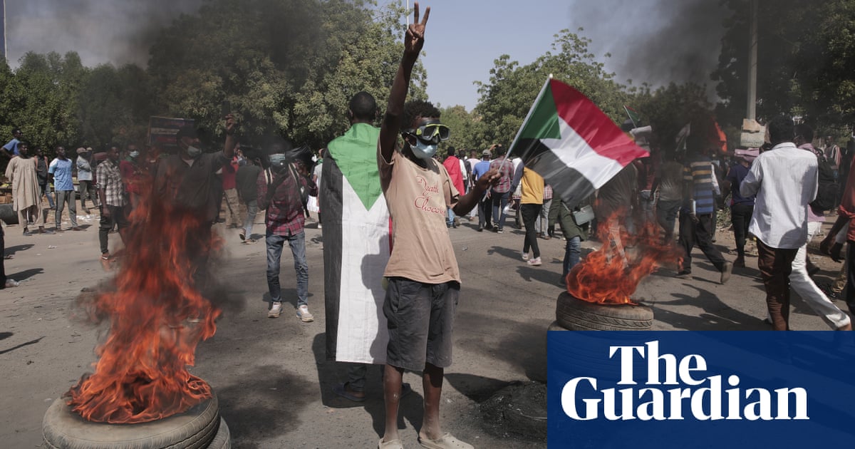 Sudan police fire teargas as anti-coup protesters stage mass rally | Sudan | The Guardian