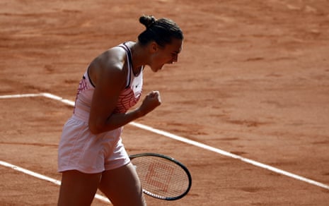 Aryna Sabalenka wins the second set!