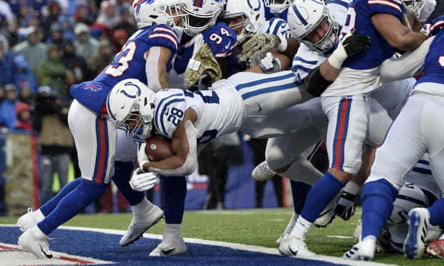 Jonathan Taylor looked unstoppable for large parts of Sunday’s victory over the Bills