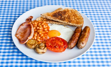 full English breakfast …