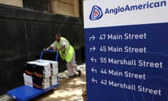The Anglo American offices in Johannesburg.