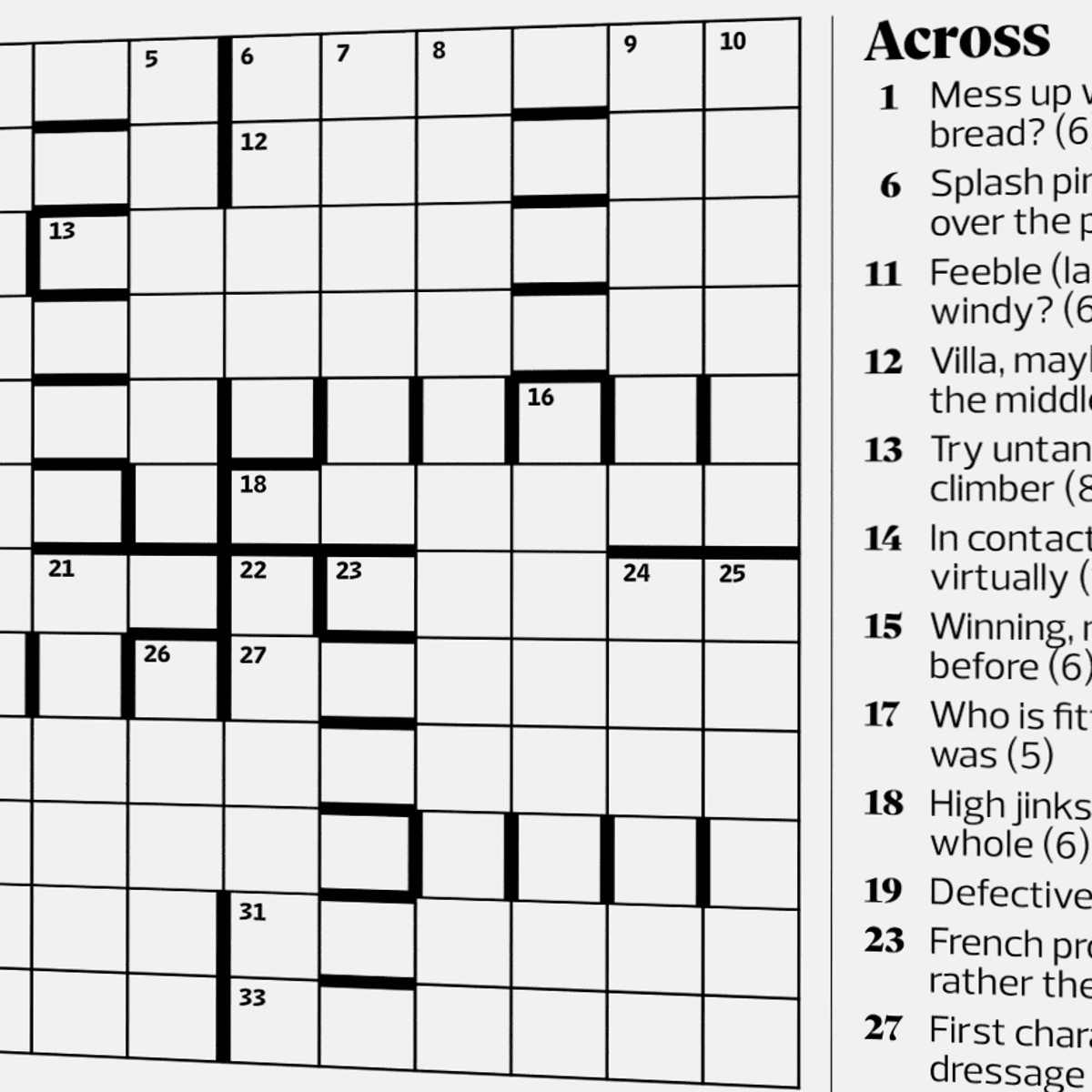 Crossword blog: barred weekend puzzles, Crosswords