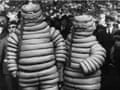 Early photo of two Michelin Men