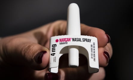 The overdose-reversal drug Narcan.