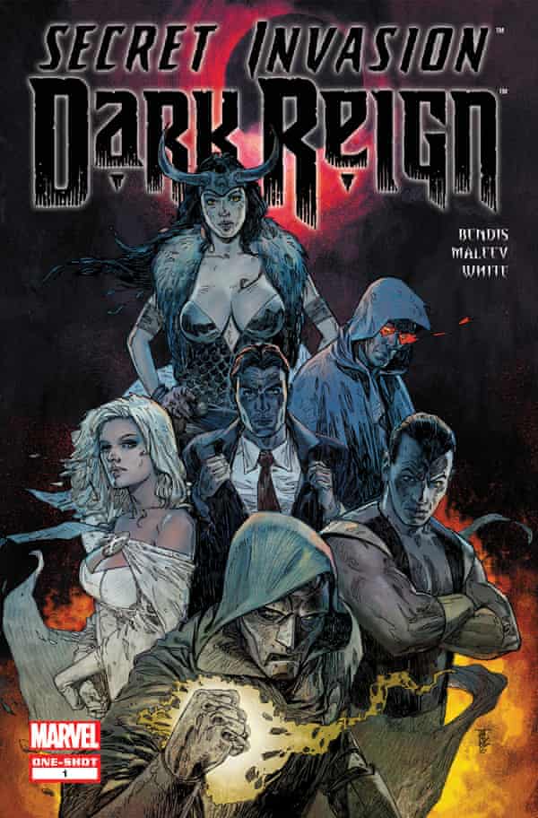Nervously prescient... Dark Reign was about a totalitarian monster rising to power in the United States.