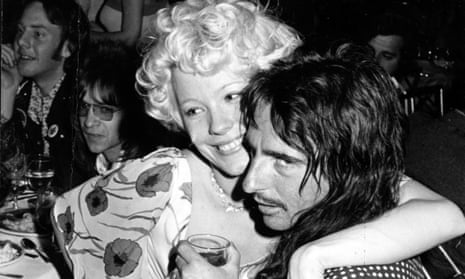 Happy hour: Pamela Des Barres with Alice Cooper, Los Angeles, 1974. 