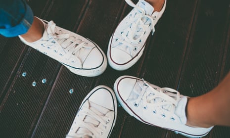 Step into something eco-friendly: white sneakers that don't cost
