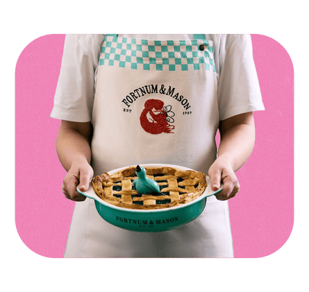 Fortnum & Mason Fortnum’s Kitchen Embroidered Apron