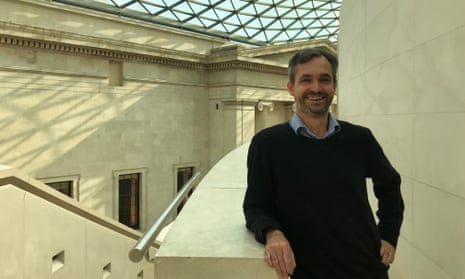 Ross Thomas in the Great Court of the British Museum. He was appointed curator of the museum’s Roman collections in 2016