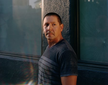 John Vasquez in the Tenderloin in San Francisco, near his transitional housing apartment.